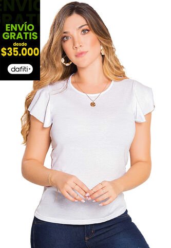 Blusa Mujer Blanco Mp 68386 MP