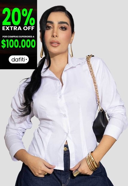 Camisa Mujer Blanco Mp 115520