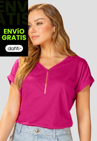 Blusa Mujer Magenta Vivo Mp 110425 MP