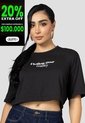 Camiseta Mujer Negro Mp 115525 de MP