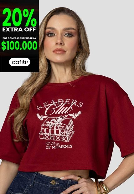 Camiseta Mujer Merlot Mp 115259