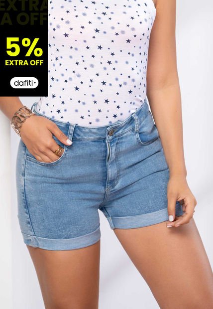 Short Mujer Azul Claro Mp 2448