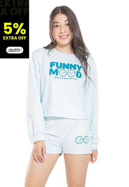 Conjunto Infantil Niñas Azul Mp 913