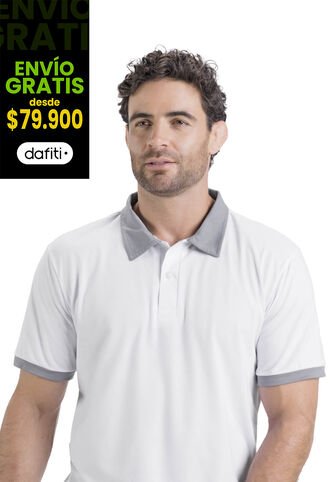 Polo Masculino Blanco Mp 3354 MP