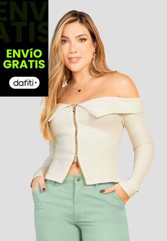 Blusa Mujer Crema Mp 110166 MP