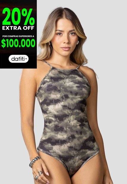 Body Mujer Estampado Mp 115535