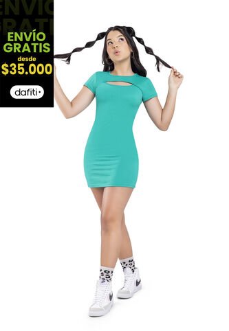 Vestido Infantil Verde Mp 7451 MP