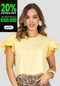 Blusa Mujer Amarillo Claro Mp 115499 de MP