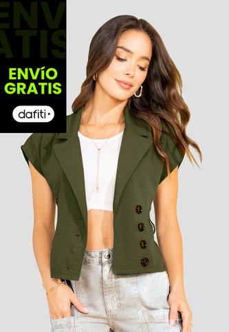 Blusa Mujer Verde Militar Mp 110130 MP
