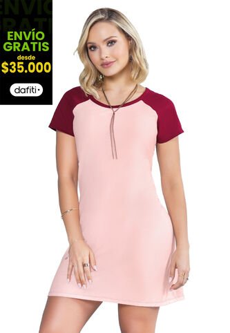 Vestido Corto Mujer Rosa Mp 16863 MP