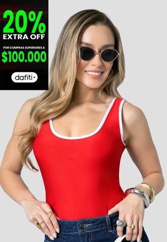 Body Mujer Rojo Mp 113873 MP
