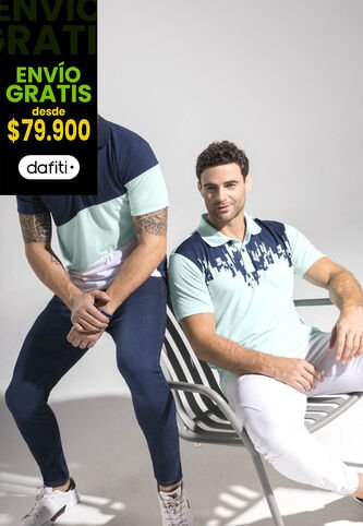 Polo Masculino Azul Navy Mp 1875 MP
