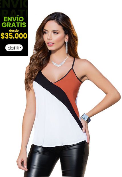 Blusa Adulto Femenino Multicolor Marketing  Personal