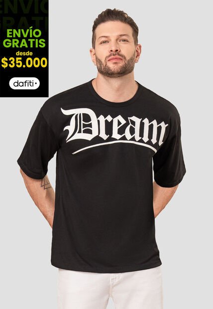 Camiseta Hombre Negro Mp 103619
