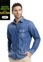 Camisa Masculino Azul Mp 6870 de MP