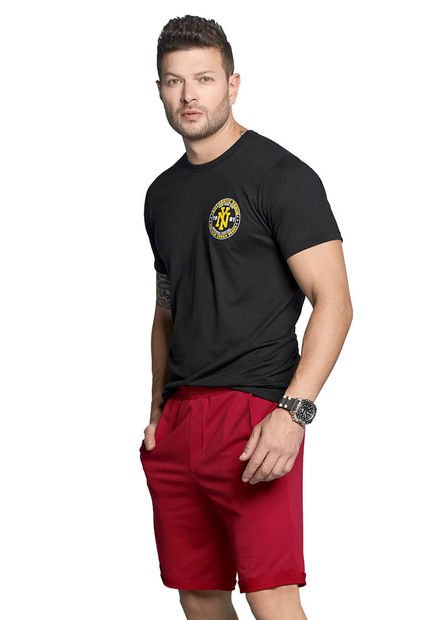 Bermuda Masculino Rojo Mp 78571