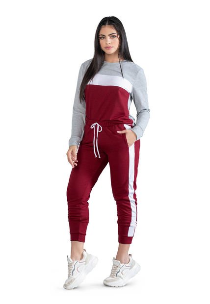 Pantalón Sudadera Vinotinto Mp 95951