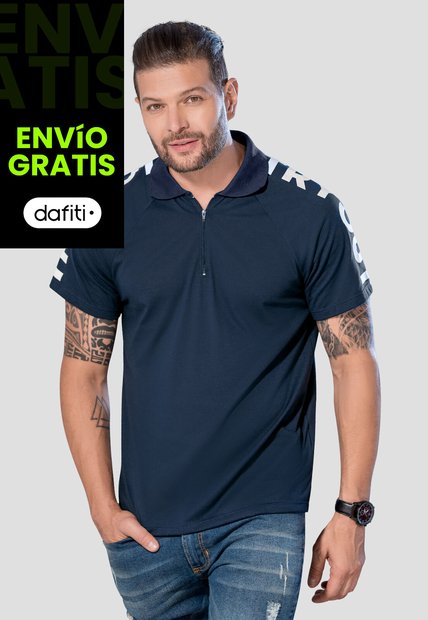 Polo Hombre Azul Navy Mp 104789