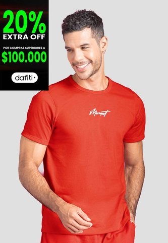 Camiseta Hombre Rojo Mp 100495 MP