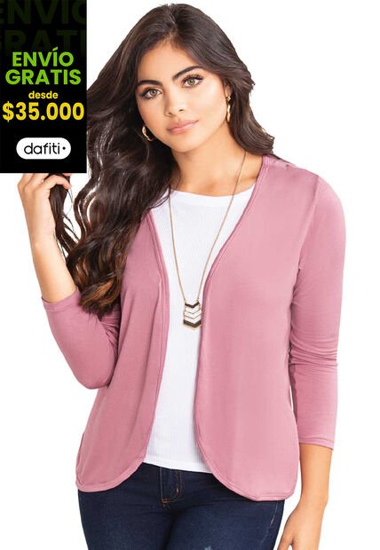 Saco Tejido Para Mujer MP -Palo De Rosa Oscuro