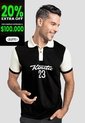 Polo Hombre Negro-Crema Mp 115708 de MP