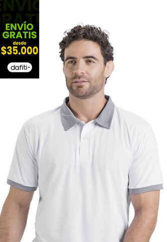 Polo Masculino Blanco Mp 3354 MP