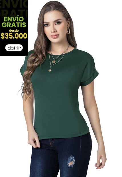 Camiseta Mujer Pistacho Mp 9676