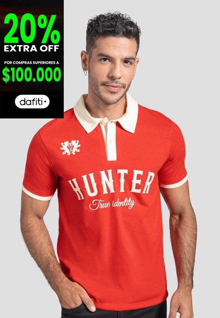 Polo Hombre Rojo Mp 114117