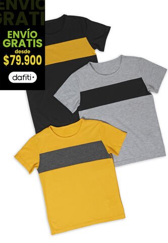 Camiseta Infantil Gris Jaspe Mp 89907 MP