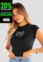 Camiseta Mujer Negro Mp 115360 de MP