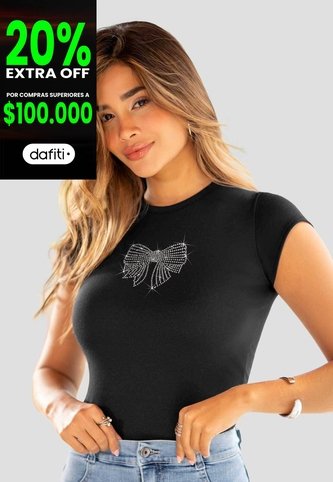 Camiseta Mujer Negro Mp 115360 MP