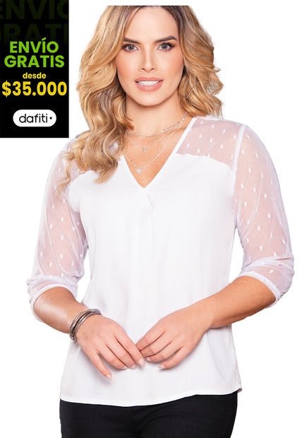 Blusa Adulto Blanco Mp 96193