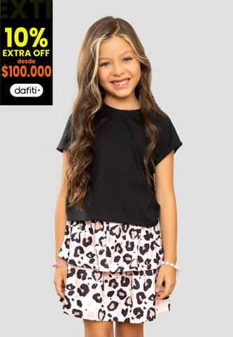 Conjunto Niñas Infantil Estampado Mp 107265 MP