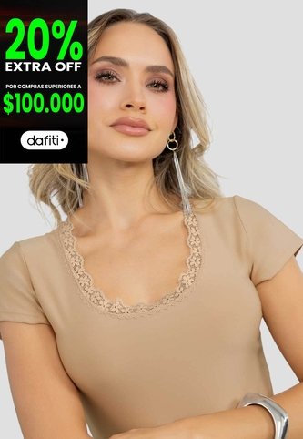 Blusa Mujer Latte Mp 115345 MP