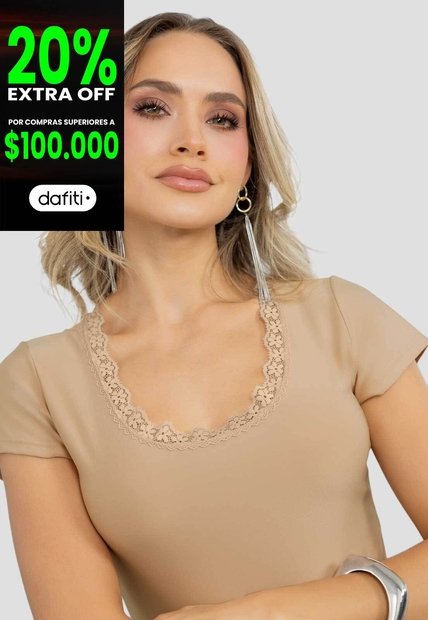 Blusa Mujer Latte Mp 115345