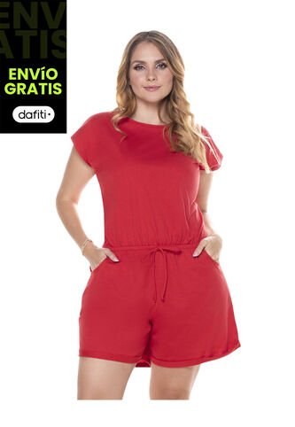 Enterizo Corto Mujer Rojo Mp 101936 MP