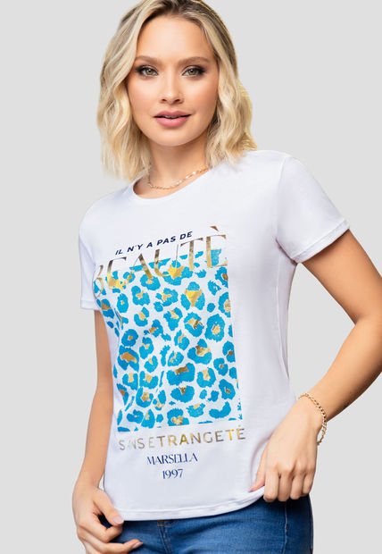 Camiseta Mujer Blanco Mp 104416