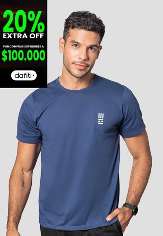Camiseta Hombre Azul Profundo Mp 7766 MP