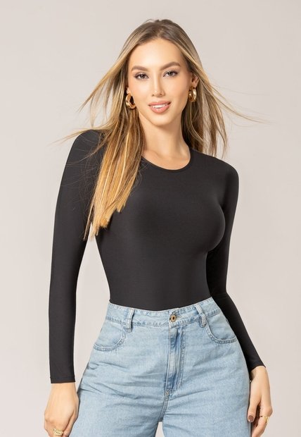 Camibuzo Mujer Negro Mp 112336