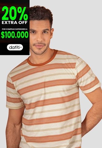 Camiseta Hombre Estampado Mp 115325 MP
