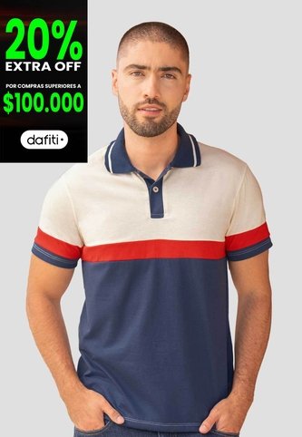 Polo Hombre Multicolor Mp 115121 MP