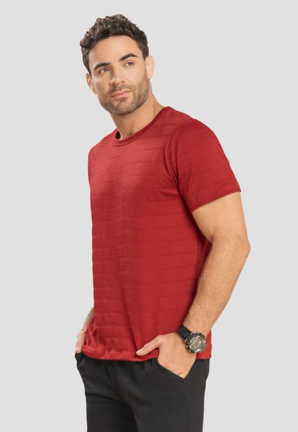 Camiseta Hombre Rojo Mp 103721