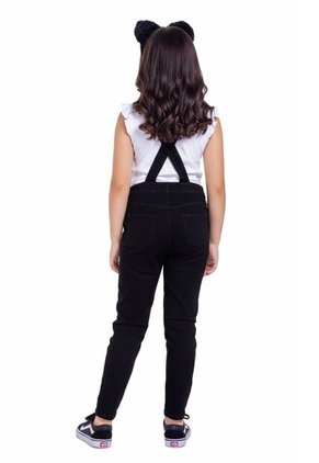 Overall Infantil Niñas Negro MP 40466