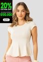 Blusa Mujer Crema Mp 115346 de MP