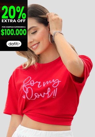 Camiseta Mujer Rojo Mp 115332 MP