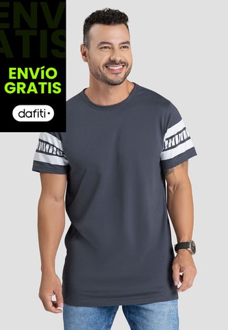 Camiseta Hombre Gris Oscuro Mp 101497 MP