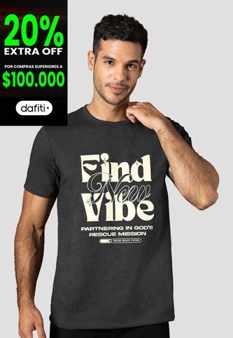 Camiseta Hombre Negro Cross Mp 115322 MP