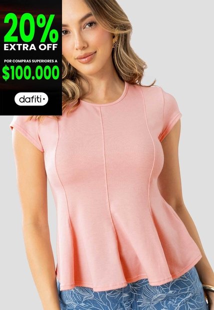 Blusa Mujer Rosa Polvo Mp 115346