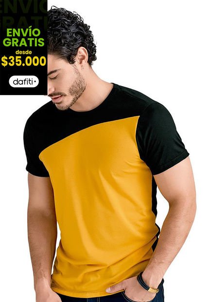 Camiseta Mostaza MP 86760