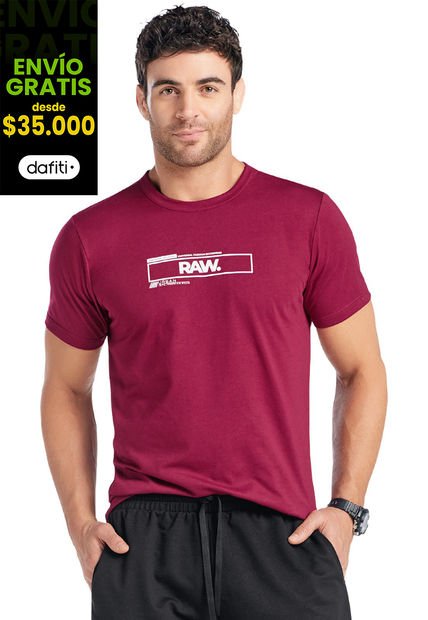 Camiseta Adulto Masculino Vinotinto Marketing Personal